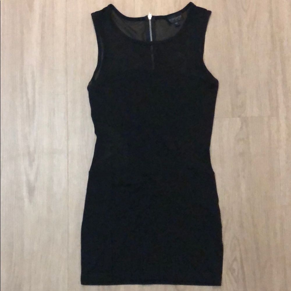 Topshop Mesh Tunic